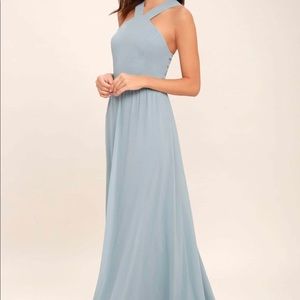 Lulu’s light blue maxi gown size S